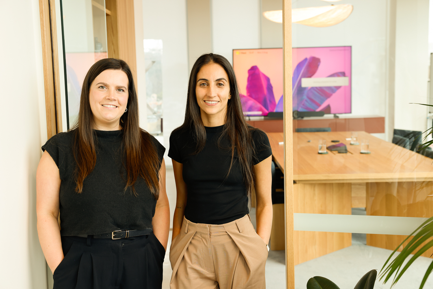 Stephanie Mitchell and Soha Hosseini